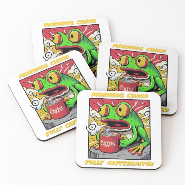 Item preview, Enjoy your morning coffee. Frog designed and sold by taratyanprint.