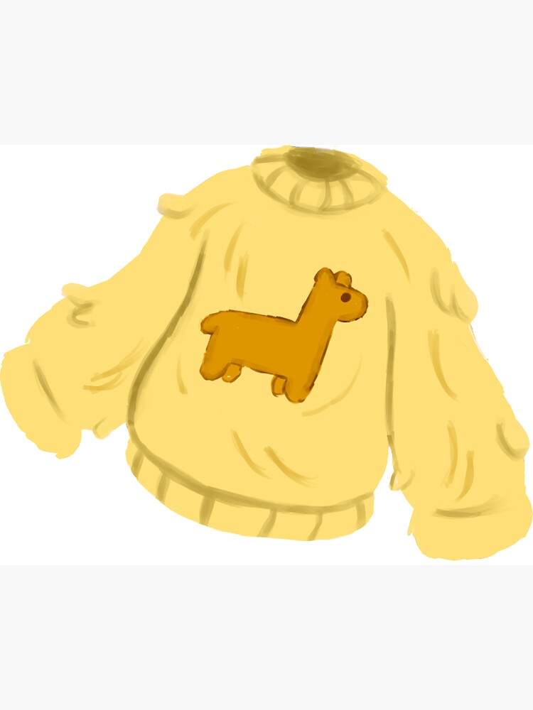 Llama 2025 hair sweater