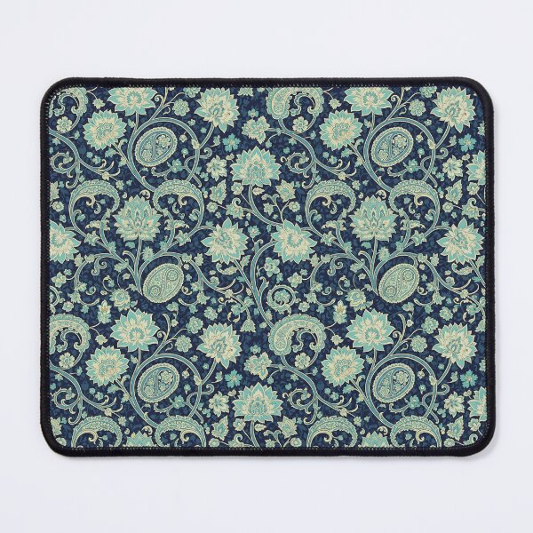 Item preview, Vintage Gold & Turquoise Persian Motif on Dark Blue designed and sold by VelloomStore.