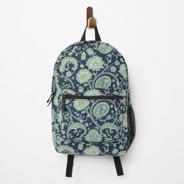 Item preview, Vintage Gold & Turquoise Persian Motif on Dark Blue designed and sold by VelloomStore.