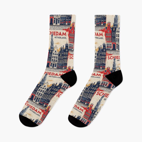 Item preview, Schiedam Netherlands 1950s Vintage Travel Tourism designed and sold by TravelersGems.