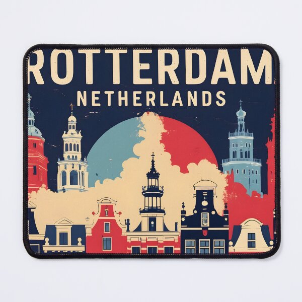 Item preview, Rotterdam Netherlands 1950s Vintage Travel Tourism designed and sold by TravelersGems.