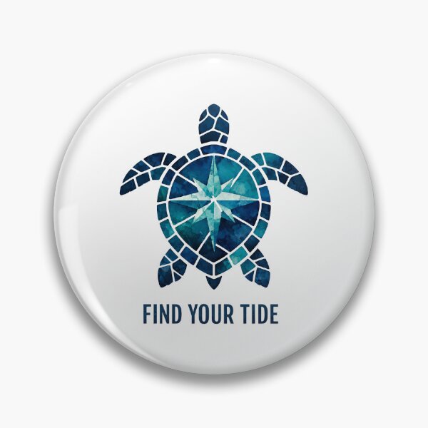 Item preview,  Find Your Tide Nautical Compass Sea Turtle Navigation Adventure Travel designed and sold by zoughlal.