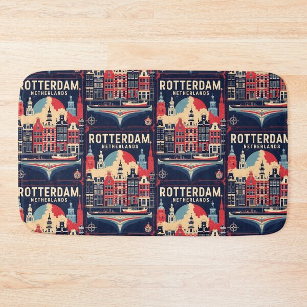 Item preview, Rotterdam Netherlands 1950s Vintage Travel Tourism designed and sold by TravelersGems.