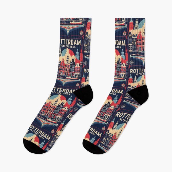 Item preview, Rotterdam Netherlands 1950s Vintage Travel Tourism designed and sold by TravelersGems.