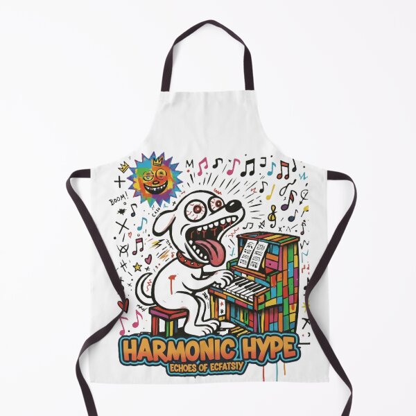 Item preview, A dog playing the piano. designed and sold by taratyanprint.