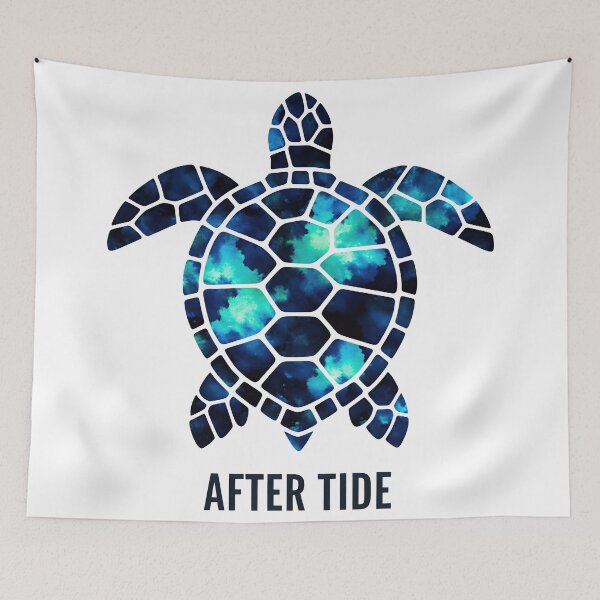 Item preview,  After Tide Dark Mode Sea Turtle Bioluminescent Midnight Edgy Gothic designed and sold by zoughlal.