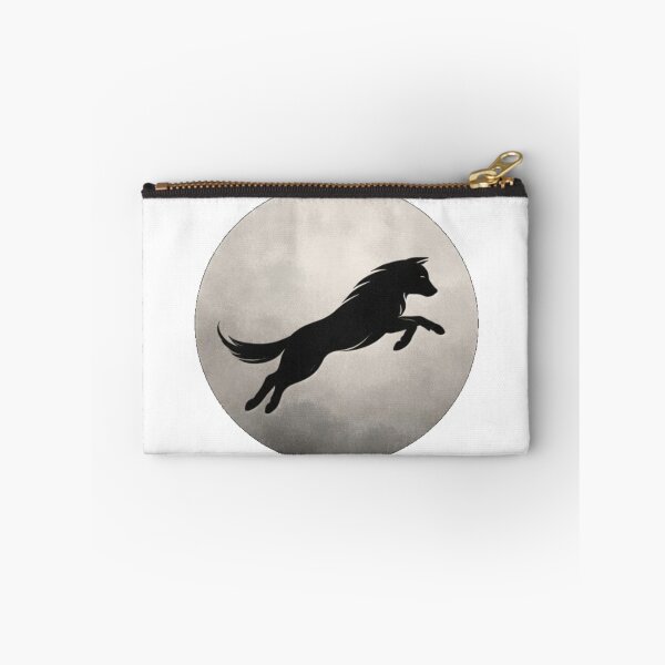 Item preview, Moon Wolf Silhouette T-Shirt | Minimal Night Aesthetic Wolf Art Tee designed and sold by KDesignCrafts.