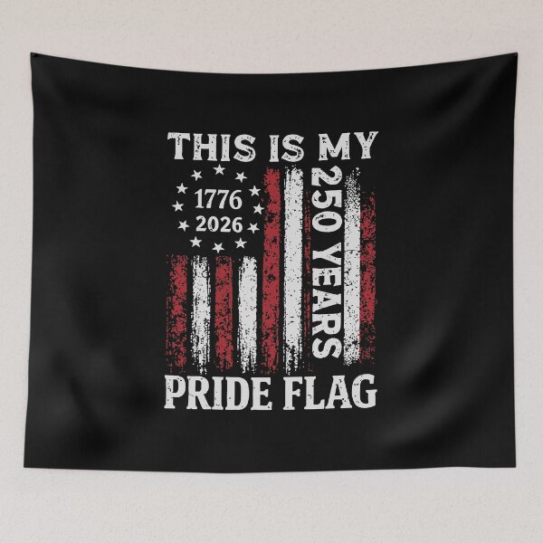 Item preview, This is My Pride Flag 250 Years 1776-2026 250th Birthday USA  designed and sold by gear-posters.