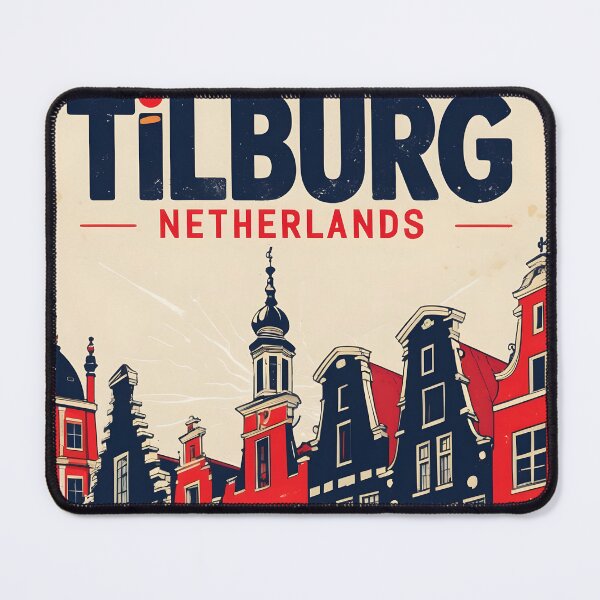 Item preview, Tilburg Netherlands 1950s Vintage Travel Tourism designed and sold by TravelersGems.