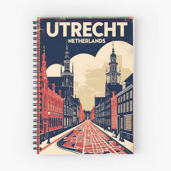 Item preview, Utrecht Netherlands 1950s Vintage Travel Tourism designed and sold by TravelersGems.
