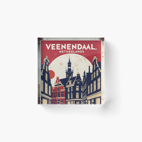 Item preview, Veenendaal Netherlands 1950s Vintage Travel Tourism designed and sold by TravelersGems.
