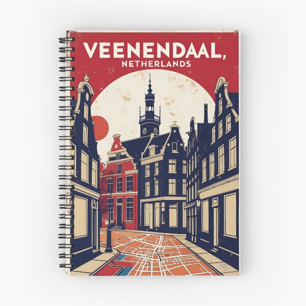 Item preview, Veenendaal Netherlands 1950s Vintage Travel Tourism designed and sold by TravelersGems.