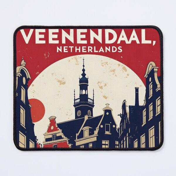 Item preview, Veenendaal Netherlands 1950s Vintage Travel Tourism designed and sold by TravelersGems.
