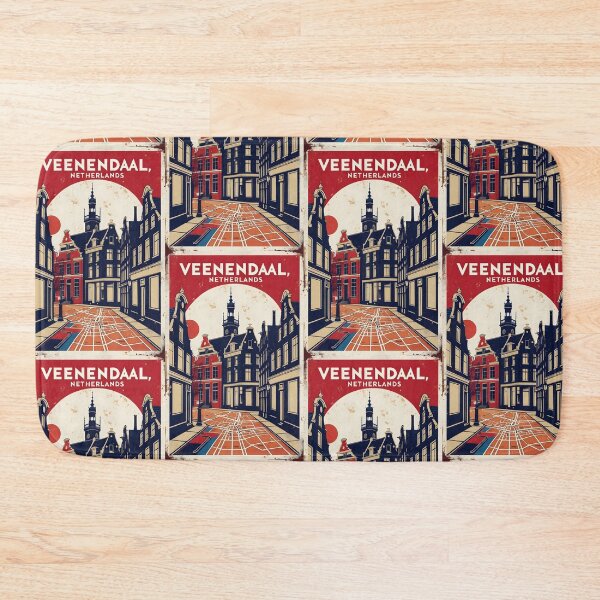 Item preview, Veenendaal Netherlands 1950s Vintage Travel Tourism designed and sold by TravelersGems.