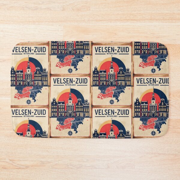 Item preview, Velsen Zuid Netherlands 1950s Vintage Travel Tourism designed and sold by TravelersGems.