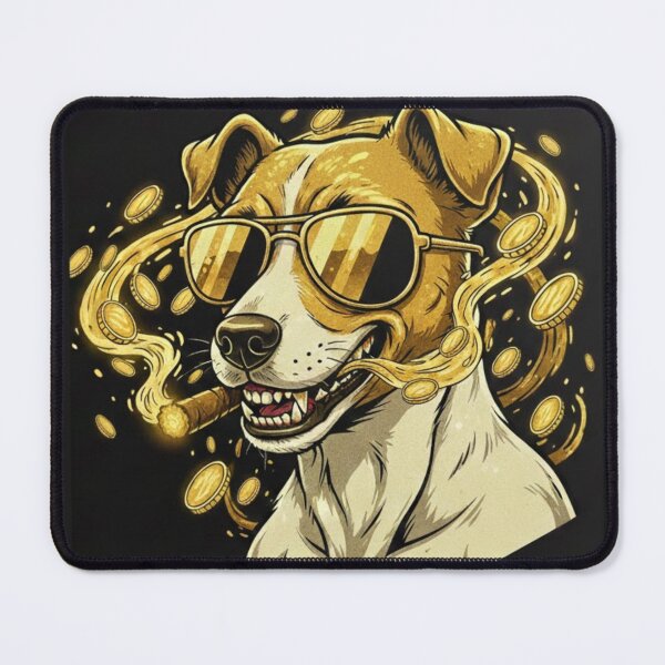 Item preview, Golden Jack Russell Terrier – 80s Gold Boss – kawisStarr Edition PL: Złoty Jack Russell Terrier – Boss lat 80. – Edycja kawisStarr designed and sold by KawisStarr.