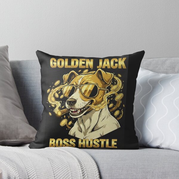 Item preview, Golden Jack Russell Terrier – 80s Gold Boss – kawisStarr Edition PL: Złoty Jack Russell Terrier – Boss lat 80. – Edycja kawisStarr designed and sold by KawisStarr.