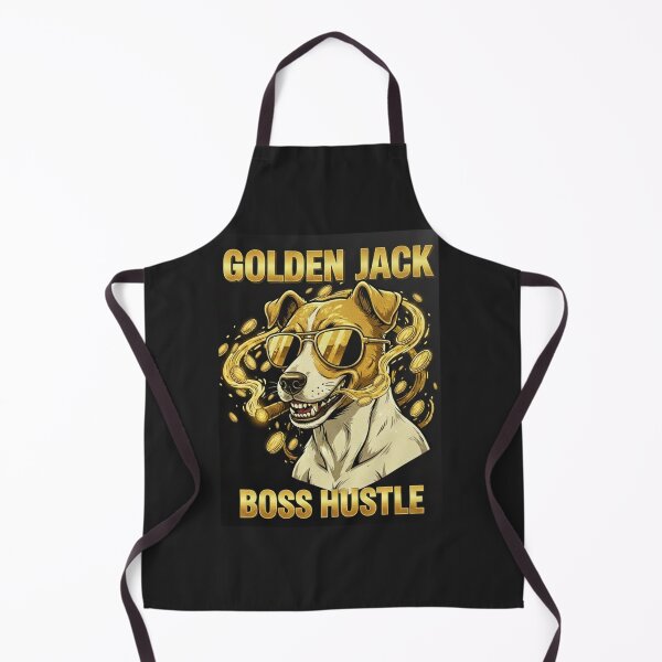 Item preview, Golden Jack Russell Terrier – 80s Gold Boss – kawisStarr Edition PL: Złoty Jack Russell Terrier – Boss lat 80. – Edycja kawisStarr designed and sold by KawisStarr.