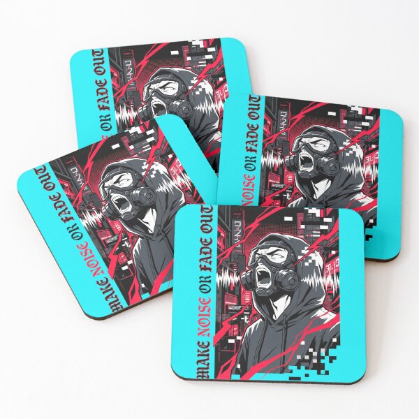Item preview, Make Noise Or Fade Out – Urban Anime Street Art designed and sold by Maximilianos.