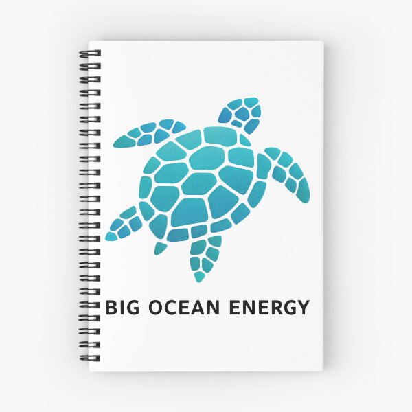 Item preview,  Big Ocean Energy Cellular Pattern Sea Turtle Bold Confident Neon Cyan designed and sold by zoughlal.