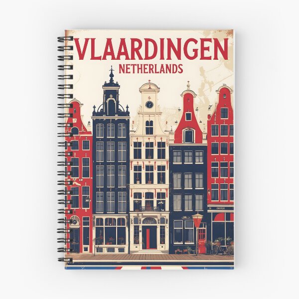 Item preview, Vlaardingen Netherlands 1950s Vintage Travel Tourism designed and sold by TravelersGems.
