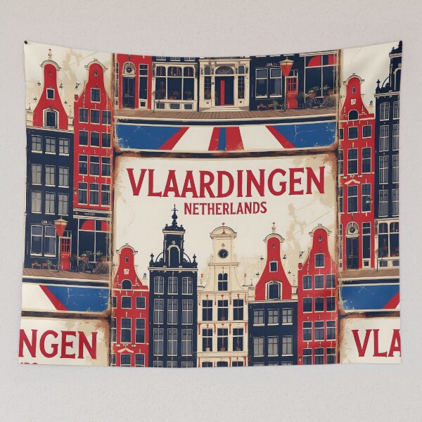 Item preview, Vlaardingen Netherlands 1950s Vintage Travel Tourism designed and sold by TravelersGems.