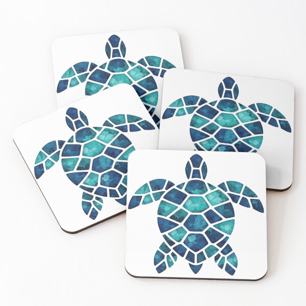 Item preview,  Sapphire Crystal Sea Turtle Low Poly Gemstone Faceted Jewel Emerald designed and sold by zoughlal.