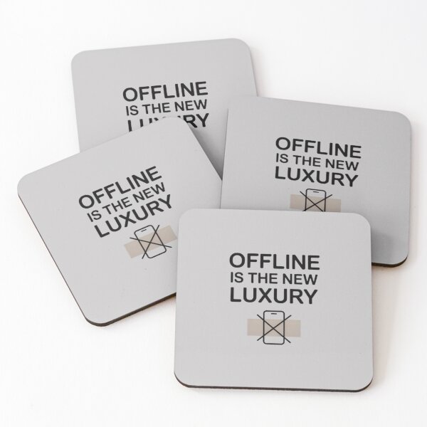 Item preview, Offline Is the New Luxury T-Shirt – Minimalist Digital Detox Shirt, Aesthetic Slow Life Tee designed and sold by GraphGUY.