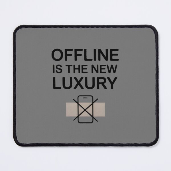 Item preview, Offline Is the New Luxury T-Shirt – Minimalist Digital Detox Shirt, Aesthetic Slow Life Tee designed and sold by GraphGUY.