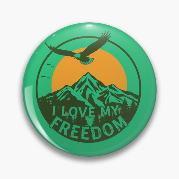 Item preview, I Love My Freedom – Personal Freedom Statement Typography designed and sold by Sparkofart07.