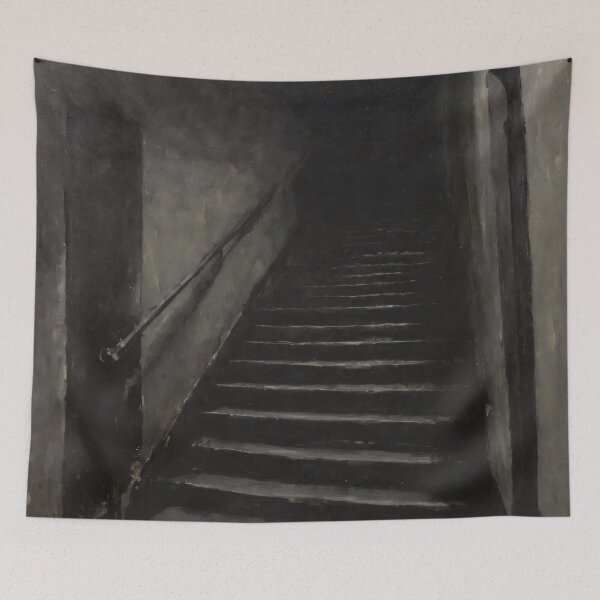 Item preview, Dark Stairway into the Void – Atmospheric Horror Artwork designed and sold by Visualynx.