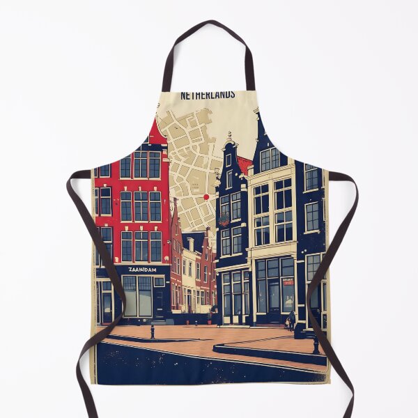 Item preview, Zaandam Netherlands 1950s Vintage Travel Tourism designed and sold by TravelersGems.