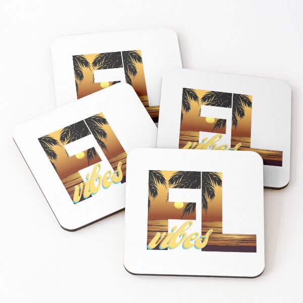 Item preview, FL Vibes Retro Beach Sunset designed and sold by Avocado Mood.