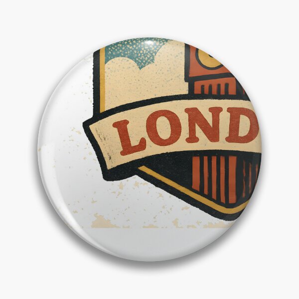 Item preview, London Big Ben Retro Hexagon Patch – Vintage Earthy & Teal designed and sold by Cosmopolis.