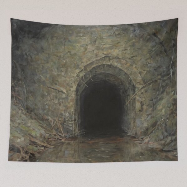 Item preview, Dark Stone Tunnel – Mysterious Abandoned Passage into the Unknown designed and sold by Visualynx.