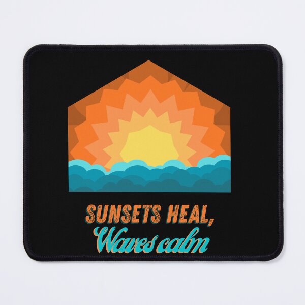 Item preview, Sunset Healing Waves -Calm Beach Sunset Tee designed and sold by JoezCreations.