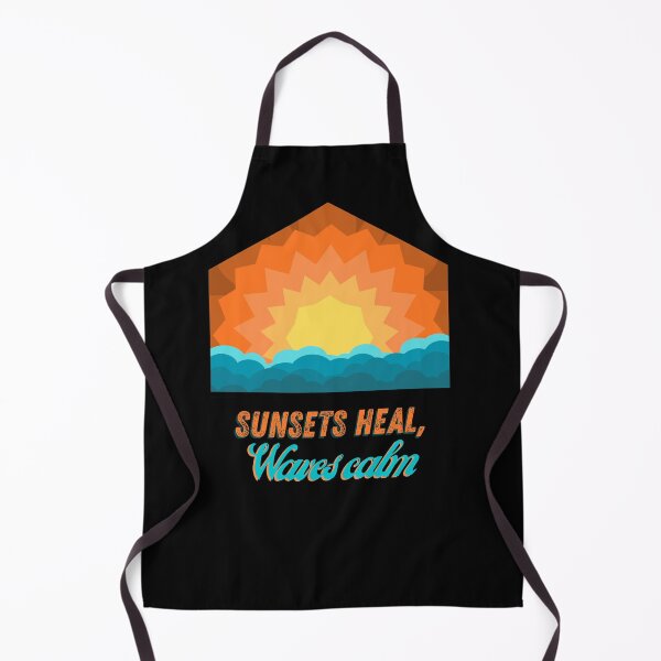 Item preview, Sunset Healing Waves -Calm Beach Sunset Tee designed and sold by JoezCreations.