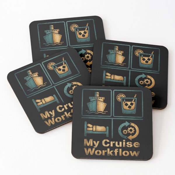 Item preview, Travel Drink Sleep Repeat – My Cruise Workflow designed and sold by SuperCaseCenter.