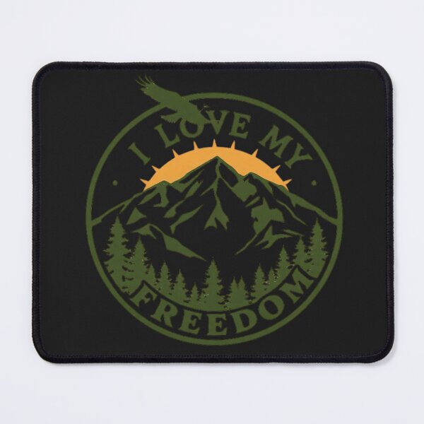 Item preview, I Love My Freedom – Personal Freedom Statement Typography designed and sold by Sparkofart07.
