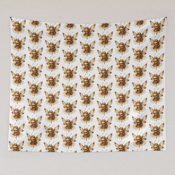 Item preview, Steampunk Botanical Mechanical Bee Art designed and sold by CottonandQuill.