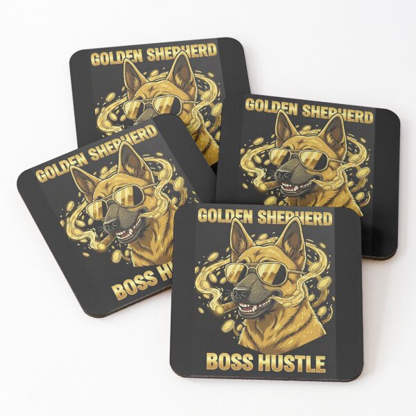 Item preview, Golden German Shepherd – Alpha Boss Gold 80 – kawisStarr Elite PL: Złoty Owczarek Niemiecki – Alpha Boss Gold 80 – Elita kawisStarr designed and sold by KawisStarr.