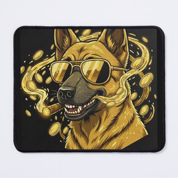 Item preview, Golden German Shepherd – Alpha Boss Gold 80 – kawisStarr Elite PL: Złoty Owczarek Niemiecki – Alpha Boss Gold 80 – Elita kawisStarr designed and sold by KawisStarr.