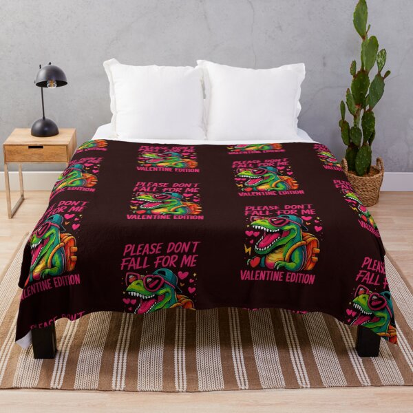 Item preview, Please Don't Fall For Me – Funny Valentine Dino Design designed and sold by zbigniewcz.