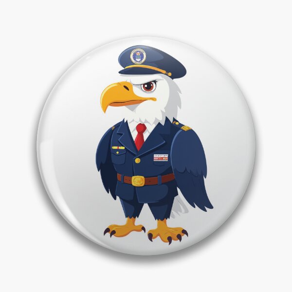 Item preview, American Bold Eagle in air force uniform designed and sold by Art-Horizon.