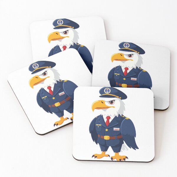 Item preview, American Bold Eagle in air force uniform designed and sold by Art-Horizon.