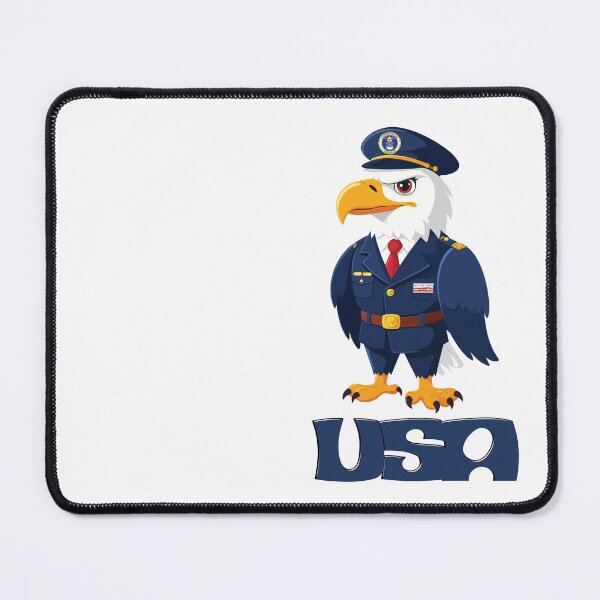 Item preview, American Bold Eagle in air force uniform designed and sold by Art-Horizon.