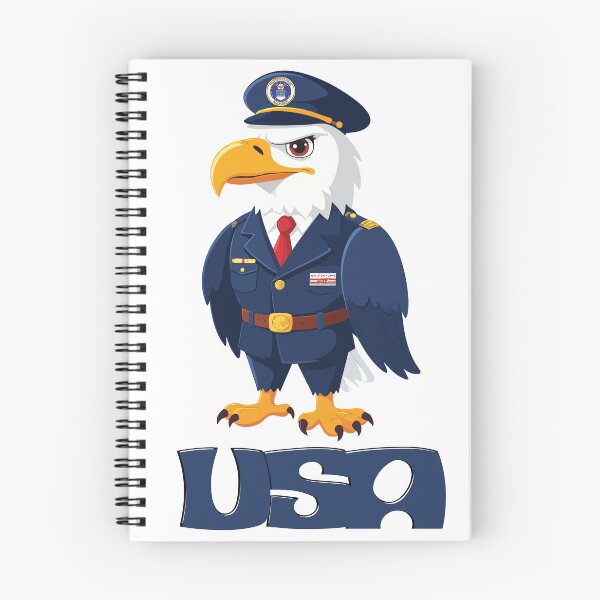 Item preview, American Bold Eagle in air force uniform designed and sold by Art-Horizon.