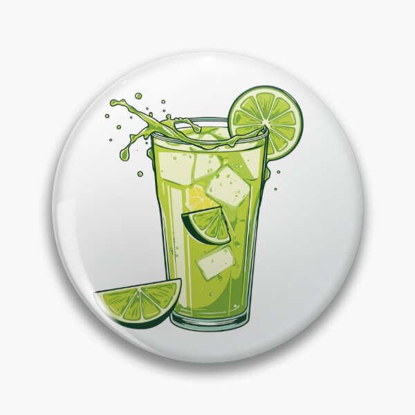 Item preview, Fresh Lime Drink – Summer Cocktail Illustration with Ice designed and sold by Activity01.