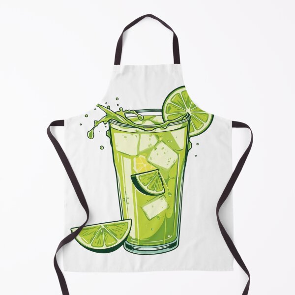Item preview, Fresh Lime Drink – Summer Cocktail Illustration with Ice designed and sold by Activity01.